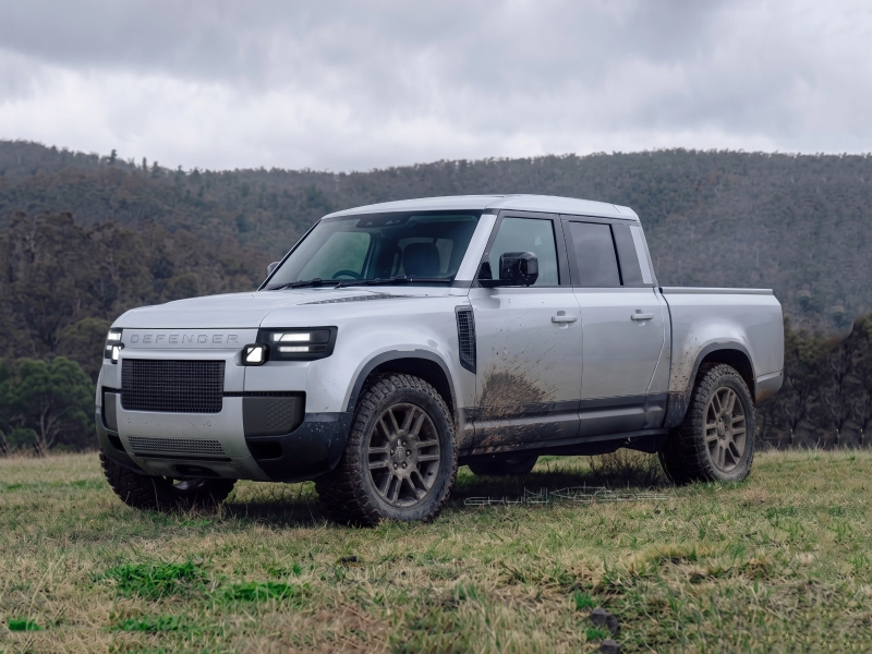 Новый пикап Land Rover Defender: первые изображения